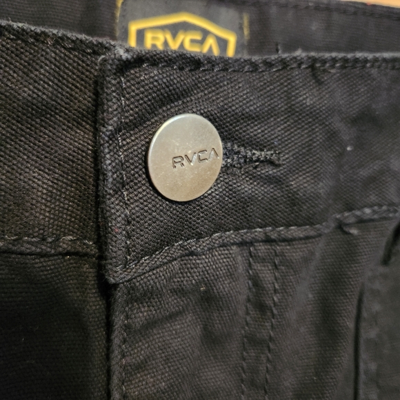 WOMEN'S RVCA BLACK RECESSION CARPENTER PANT SIZE 27 NWOT - Picture 8 of 13